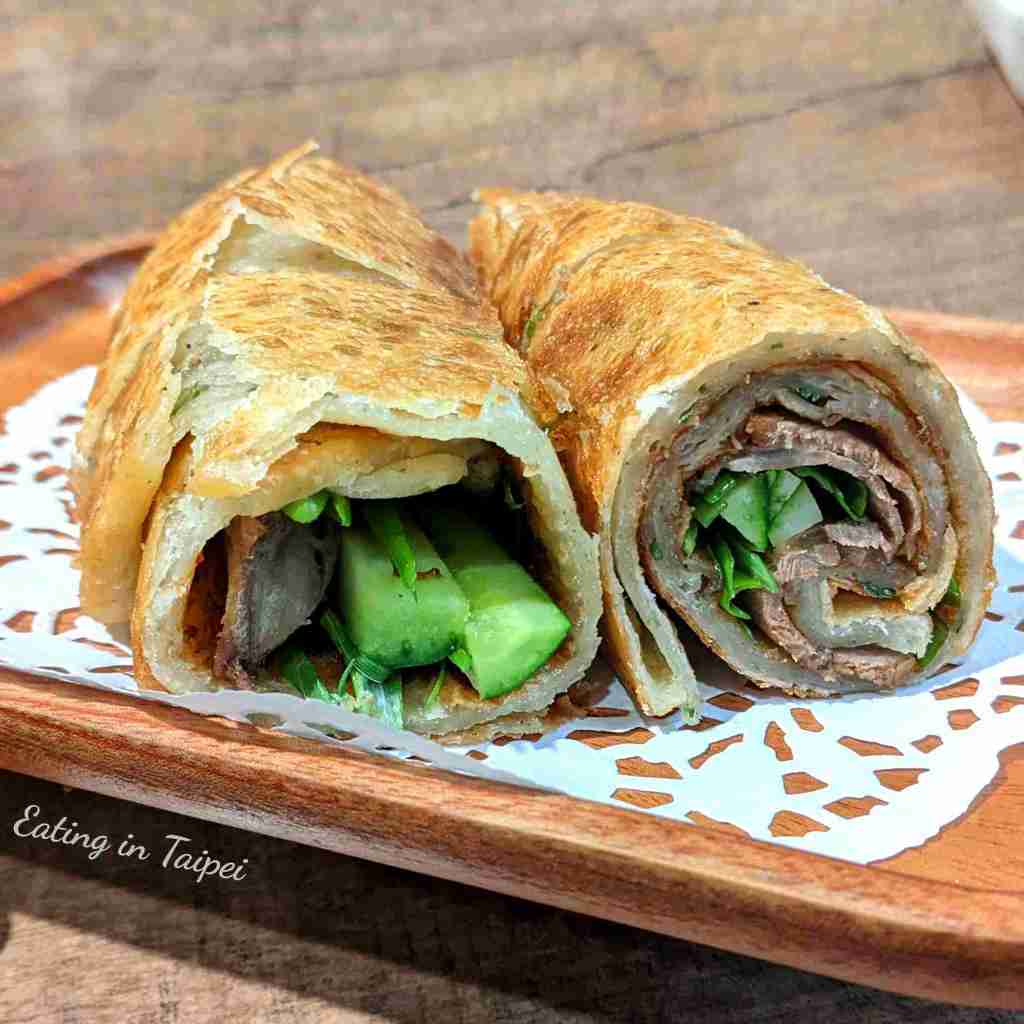 Beef pancake at Jinan