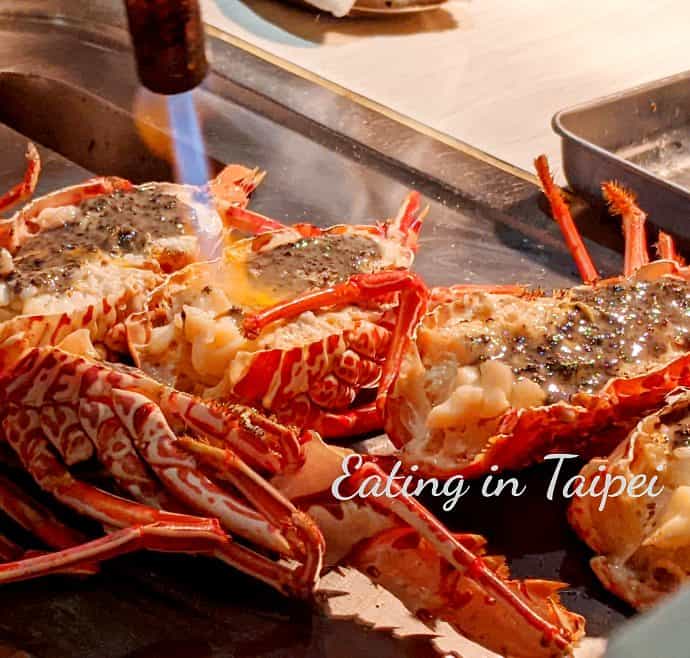 Lobsters at F. f Teppanyaki 