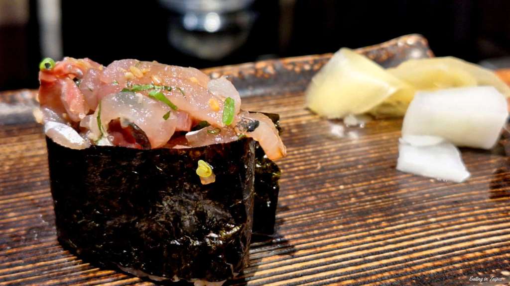 Yo sushi Japanese jack mackerel 2