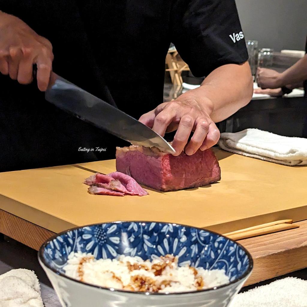 Yoru by Dennis Wang New York strip steak